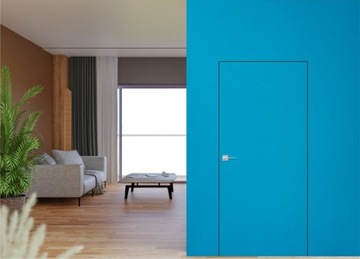 Полные СКРЫТЫЕ двери Sara Right 70 без четверти