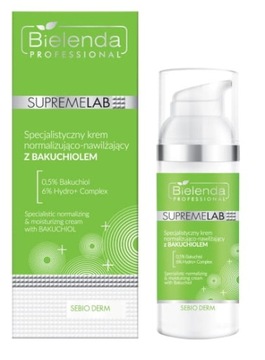 BIELENDA SUPREMELAB KREM NORMALIZUJĄCO NAWILŻAJĄCY Z BAKUCHIOLEM 50ML