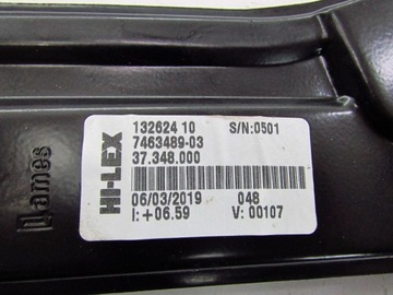 BMW F46 SERIE 2 MECHANIZMUS OKNO LEVÝ ZADNÍ EVROPA 7463489 7463489-03