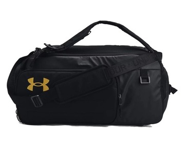 Torba sportowa UNDER ARMOUR Contain DUO MD 50L Plecak Czarna 2W1