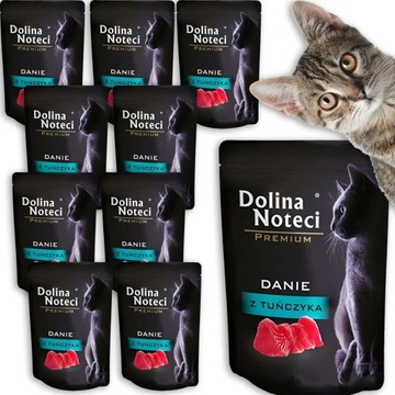 Dolina Noteci Danie dla kotów tuńczyk 10x85 g