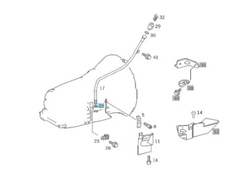 ПРОКЛАДКА КОРОБКИ ТРАНСМИССИИ 11,5 X 2,5 MERCEDES 722