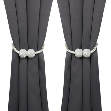 ПРЯЖКА ДЛЯ ШТОР ШТОР С БЕЛЫМ ЖЕМЧУГОМ