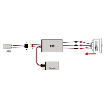 Канальный вентилятор 50 мм 4900KV 3S, бесщеточный двигатель для радиоуправления