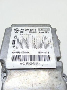 1K0909605T MODUL AIRBAG VW JETTA CITY SEDAN 2.0 85KW 2010