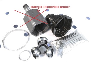 AUDI VW SEAT SKODA POLOOSA POHON VAČKA ZPROSTŘEDKOVÝ PRAVÝ VNIT 361MM 1K0407522