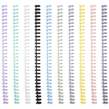 10 sztuk spiral wiążących luźne cewki wiążące