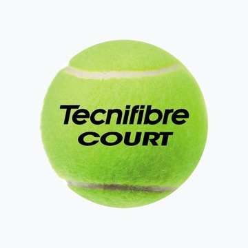 Piłki tenisowe Tecnifibre puszek żółte OS