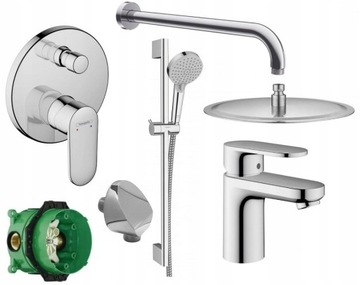 HANSGROHE zestaw podtynkowy + bateria UMYWALKOWAx