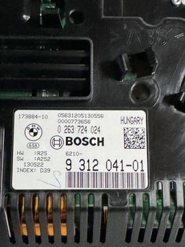 BMW F01 F10 F11 F25 F26 F07 F15 PŘÍSTROJOVÁ DESKA BUDÍKY DIESEL 6WA EVROPA 9312041