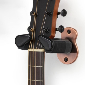 Wieszak na ukulele, wieszak na gitarę, wieszak na banjo w kolorze różowego złota