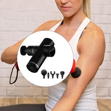 Мини ручной массаж с 5 головками