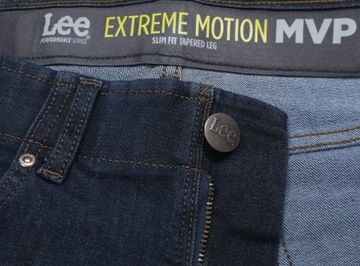 LEE SLIM FIT MVP spodnie jeansowe ARISTOCRAT zwężane W38 L34