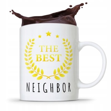 DLA SĄSIADA SĄSIADKI KUBEK NA PREZENT NA URODZINY z Nadrukiem ze Zdjęciem