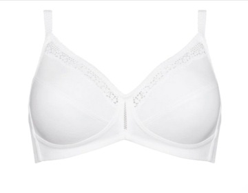 TRIUMPH BIUSTONOSZ COTTON BEAUTY N BIAŁY ROZ 85D