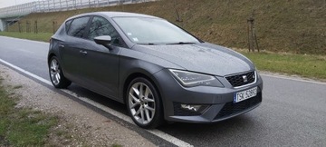 Seat Leon III Hatchback 2.0 TDI CR 150KM 2014 Seat Leon 2,0TDI FR 150KM 2014r Navi climatronic FULL LED zarejestrowany