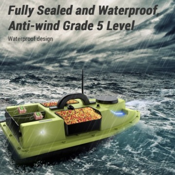 D19 GPS BAIT BOAT 500M LED 99 точек GPS С 4 КОНТЕЙНЕРАМИ ДЛЯ ПРИМАНКИ