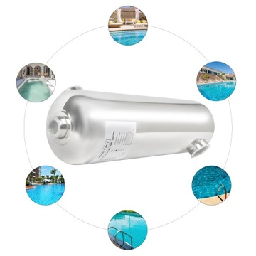 Теплообменник для бассейна 200MF 304 60 кВт