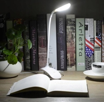 НАСТОЛЬНАЯ СВЕТОДИОДНАЯ ЛАМПА С ЗАЖИМОМ НА ЗАРЯЖКЕ USB