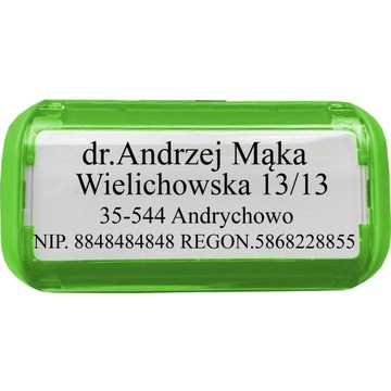 TRODAT 4912 ШТАМП ДЛЯ ДИЗАЙНА КОРПОРАТИВНОГО ЛИЧНОГО ОФИСА 6 СТРОК + ЛАСТИК