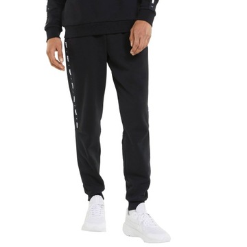 PUMA MĘSKIE SPODNIE DRESOWE ESS+ TAPE SWEATPANTS CZARNE r.L