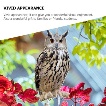 Подвесные колокольчики в виде совы, поделки для отпугивания птиц