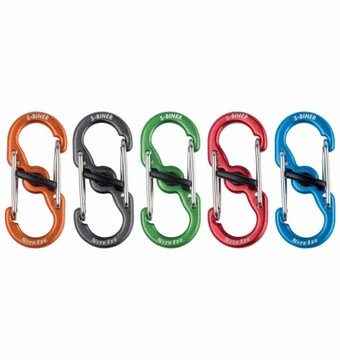 Nite Ize S-Biner MicroLock Алюминий 5 шт. в ассортименте