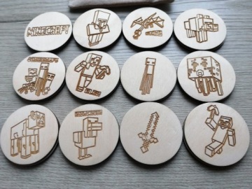 Деревянный майнкрафт на память, игра на память