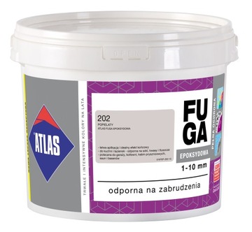 Fuga epoksydowa Atlas 202 POPIELATY 5 kg