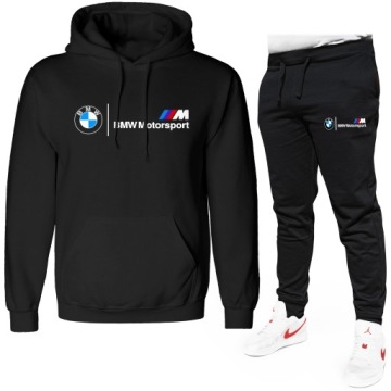 KOMPLET BLUZA MĘSKA I SPODNIE DRESOWE BMW MOTORSPORT BMW ROZMIAR S