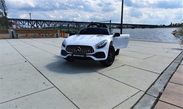 Автомобиль с аккумулятором Mercedes GT 12В 7Ач, 4 ДВИГАТЕЛЯ.