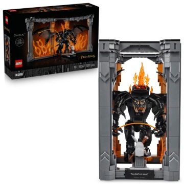 Lego Icons 10367 Knižní zarážka: Pán prstenů – Balrog