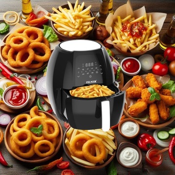 ФРИТЮРНИЦА АЭРОФРИТЮРНИЦА БОЛЬШАЯ ЗАГРУЗКА 7 ПРОГРАММ 7,7 л