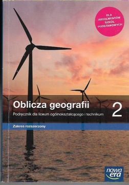 OBLICZA GEOGRAFII 2 zak. rozsz. T. RACHWAŁ bdb.