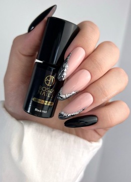 BOSKA NAILS 2x гибридный лак БЕЛЫЙ ЧЕРНЫЙ + БЕСПЛАТНО