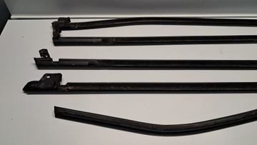 CITROEN C4 I Picasso короткая ХРОМИРОВАННАЯ ДВЕРНАЯ ПОЛОСКА + комплект передних стекол