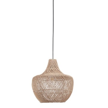 LAMPA WISZĄCA NATURALNA BOHO PLECIONA
