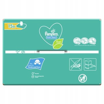 Салфетки влажные Pampers Fresh Clean 15х80 шт.