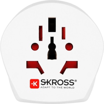 Адаптер SKROSS для подключения розеток Великобритании, США, Австралии и ЕС