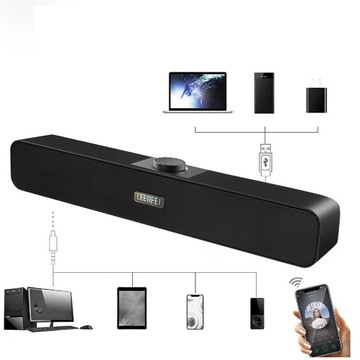 МОЩНЫЙ ДИНАМИК ПРОВОДНЫЕ КОМПЬЮТЕРНЫЕ КОЛОНКИ BLUETOOTH 5.0