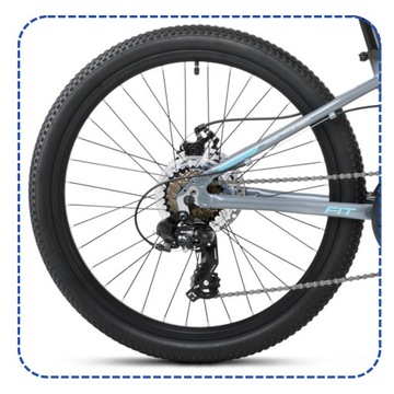 ВЕЛОСИПЕД 24 ROMET RAMBLER FIT SHIMANO MOUNTAIN MTB ОСВЕЩЕНИЕ И СВОБОДНАЯ ПОДСТАВКА