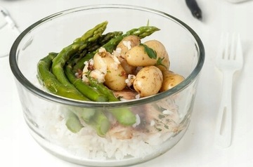 Контейнер из термостойкого стекла, закрытый, посуда FRESH, 1,75 л.