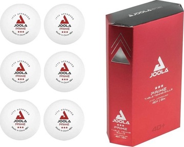 PIŁECZKI DO TENISA STOŁOWEGO JOOLA PRIME 6SZT BIAŁA