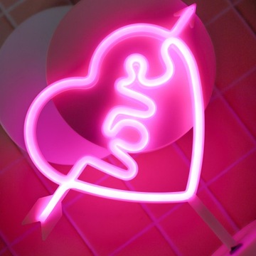 Ночник Aurelis NEON 3D ПОДАРОК ​​на ДЕНЬ ВАЛЕНТИНА
