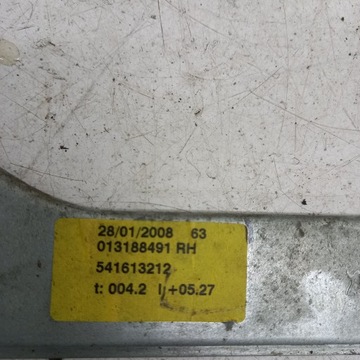 EL. MECHANIZMUS OKNO PRAVÝ PŘEDNÍ OPEL CORSA D 013188491