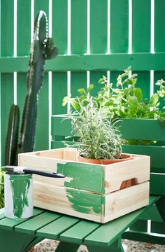 ИКЕА КНАГГЛИГ Ящик сосна 46x31x25 см