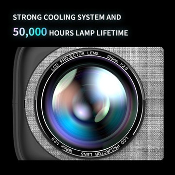 Проектор Full HD 7800 LM Кинопроектор 1080p