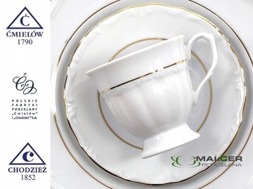 B014 GOLD LINE Блюдо для соуса МАРИЯ ТЕРЕЗА ФАРФОР