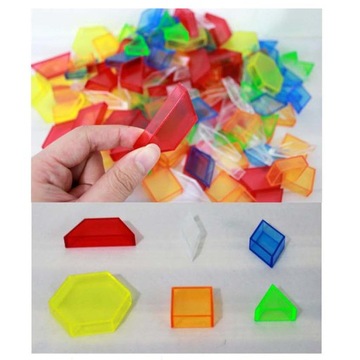 180 геометрических блоков для раннего развития