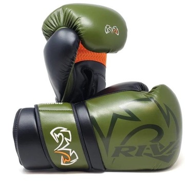 Rękawice bokserskie RIVAL RB80 (khaki green) [Rozmiar L]